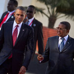 美國總統歐巴馬於非洲行最終站坦尚尼亞宣布行政命令。（攝影：Ben Curtis/美聯社）