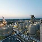 貝塔再生能源在義大利北部新設的纖維素乙醇精煉廠。（照片：諾維信公司提供。）