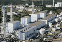 福島第一核電廠。圖片節錄自日本共同社