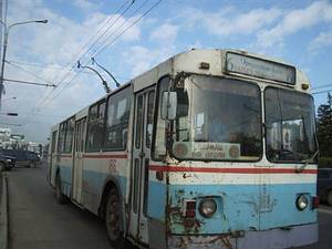 烏蘭巴托市區的公車