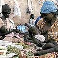 忍受饑荒的婦女。圖片來源：聯合國糧食計畫署