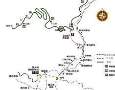 魚路古道路線圖（圖片來源：陽明山國家公園）