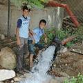 在約旦河西岸的Jiftlik，樂施會計劃增加連接4英寸管徑的水量提供該村的800戶的用水；攝影：Sarah-Eve Hammond；圖片提供：樂施會