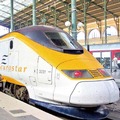 英法海峽隧道工程開啟跨國的先端，圖示其EuroStar高速列車到達巴黎站；攝影：洪如江