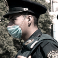 墨西哥的警察已開始戴起口罩；圖片來源：Sarihuella