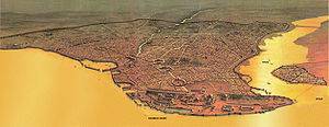 伊斯坦堡空照圖；圖片來源：維基百科