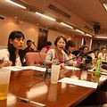座談會上大家討論台灣高科技污染問題；圖片來源：林聖崇