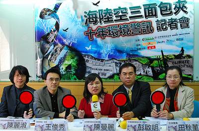 專家對台灣環境現況一致提出「紅色」警訊
