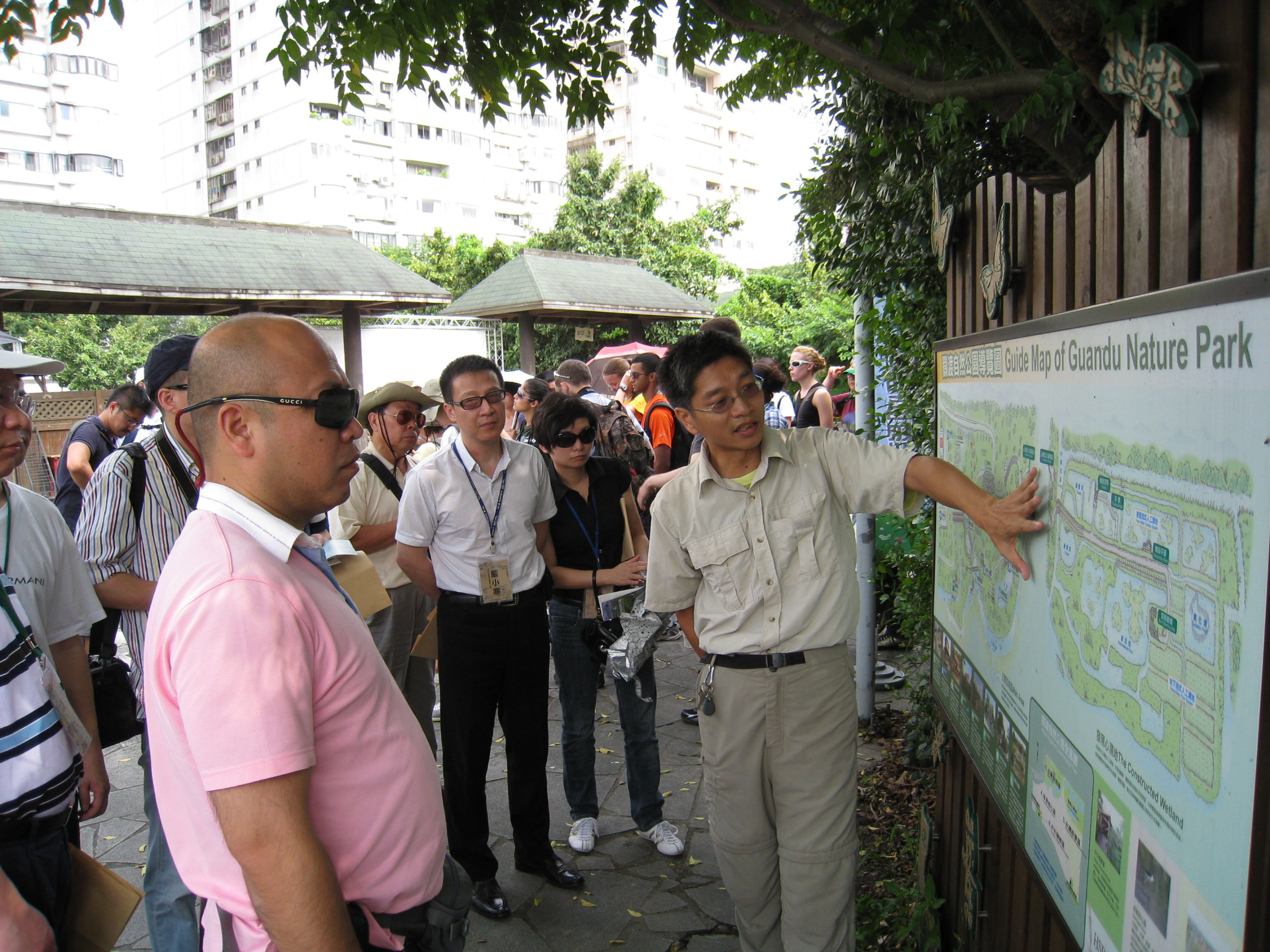 何一先處長帶領解說關渡自然公園