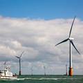 位於英國英吉利海峽的賽恩特(Thanet)風力發電廠，圖片來源:Vattenfall公司。