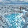 格陵蘭融冰加速（圖片來源：NASA）