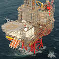 艾克森美孚在北海的鑽油平台（圖片來源：ExxonMobil）