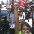 布希訪問巴西 上千民眾在聖保羅街頭抗議（圖片來源：Indymedia Brasil）