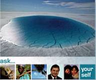 2007世界環境日主題：冰川消融:未來堪憂？（圖片來源Photo：WED網頁）2007 World Environment Day:MELTING ICE - A HOT TOPIC?
