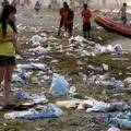 貢寮海洋音樂祭留下滿地垃圾(攝影：Poagao)