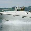 聯合國和平使團在剛果艾伯特湖上巡邏(圖片提供：MONUC)
