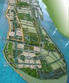 東灘生態城規劃。圖片來源：中外對話