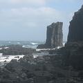 西嶼坪壯麗的玄武岩及海蝕柱景致   照片來源：台灣環境資訊協會