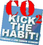 2008年世界環境日主題「踢除舊習，邁向低碳經濟」。圖片來源：UNEP