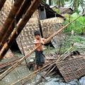 大雨導致缅甸災民的生活環境惡化。圖片來源：中國網