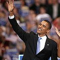 美國伊利諾州參議員歐巴馬（Barack Obama）確定成為民主黨總統候選人。圖片來源：Salvador García Bardon