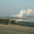 露西火山所噴出的大量泥漿。圖片來源：Wikimedia