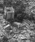 四川地震造成無數房舍毀損。圖片來源：中外對話