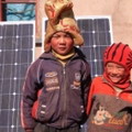 太陽能讓中國游牧人民有了電力可以使用。圖片來源：中外對話