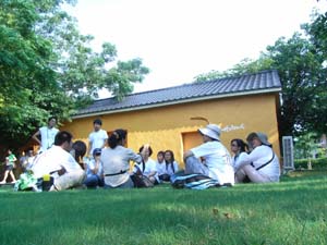 學員走訪台南安平樹屋。