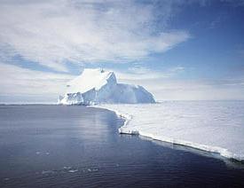 南極西部的冰棚。照片來源：NASA