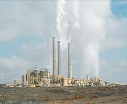 猶他州的燃煤電廠。照片來源：美國地質調查局
