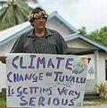 太平洋小島國吐瓦魯（TUVALU）面臨全球暖化下海水上升淹沒國土的危機之中(圖片來源：Juriaan Booij) 