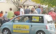 加拿大製造的Zenn電動車 (圖片來源 : Linden Hills Co-op)