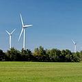 位於紐約州懷俄明郡的風力發電業（圖片來源：Noble Environmental Power）