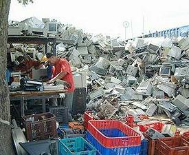 American e-waste in Africa. (Photo credit unknown)