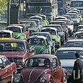 墨西哥交通堵塞狀況，汽油車排放大量溫室氣體（圖片來源：World Bank）