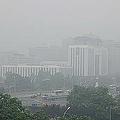 北京空氣污染的狀況 (2008年7月) ; 圖片來源 : ENS