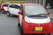 那須町旅館提供租借的電動汽車(節錄自讀賣新聞)