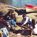 白楊河領域被工業化伐木與水電發展所包圍，而部落長期以來試圖保護他們的土地。圖片來自：白楊河原住民網站。