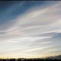 平流層雲；攝影：Lamont Poole；圖片提供：美國航空航天局蘭利研究中心