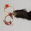 圖三：泰雅族男子山豬牙臂環（圖片來源：國立臺灣博物館藏品）