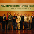 2007國際氣候變遷NGO論壇Climate Fighters合照