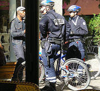 巴黎的「單車騎警」，看來還頗威風的。圖片來源：老貓
