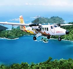 哥斯大黎加的Aature Air為第一個採用碳中立的航空公司。圖片提供： Nature Air  。