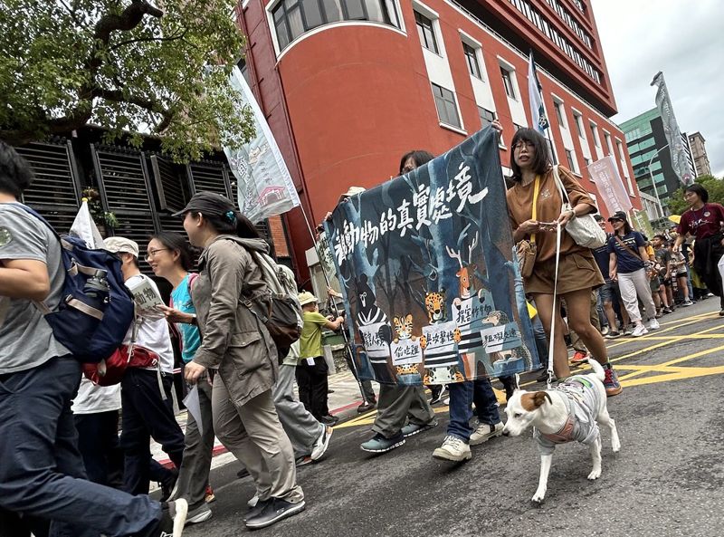 4000人為野生動物而走 上街呼籲浪浪有家不遊蕩