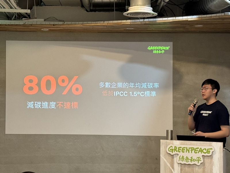 綠色和平揭國內20大排碳戶減碳成績 台灣美光全數不及格