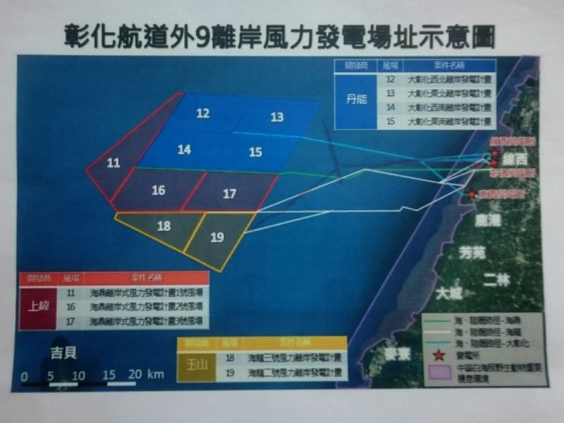 彰化外海9件離岸風電 環評關注加乘效應