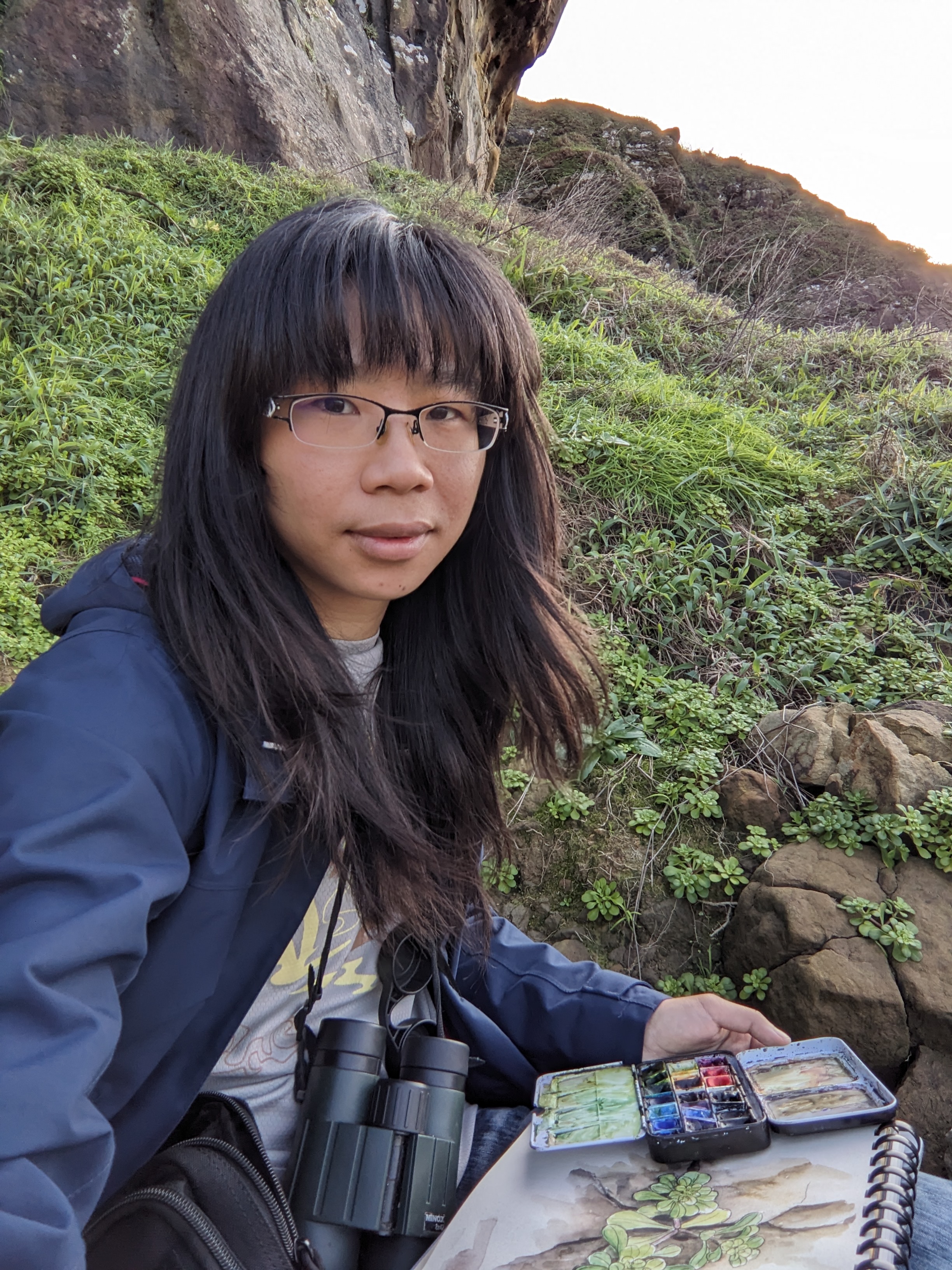 江勻楷畢業於台灣大學生命科學系、海洋研究所，目前從事科學繪圖、植物藝術與自然生態插畫創作。圖片來源：江勻楷 提供