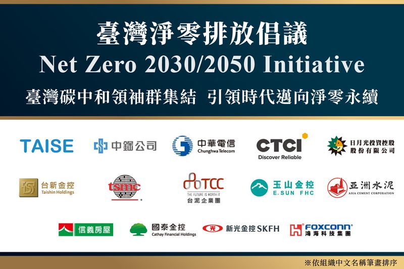 世界環境日 台積電、中鋼、亞泥等13企業聯手倡議2050淨零碳排