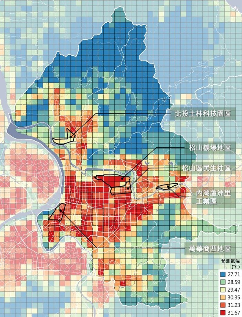 為熱島退燒 北市與成大合作 提首個科學實證的都市降溫指標